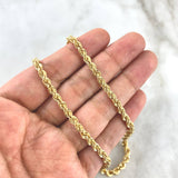 Rope Chain 13.05gr / 65cm / 3.7mm Yellow Gold +3 18K ©