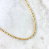 Rope Chain 15.1gr / 60cm / 4.4mm Yellow Gold +3 18K *
