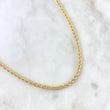 Rope Chain 14.25gr / 60cm / 4.4mm Yellow Gold +3 18K *