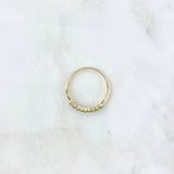 Estela Ring 1.55gr / Size 7 3/4 / Emeralds 29pts Yellow Gold (Jewel)