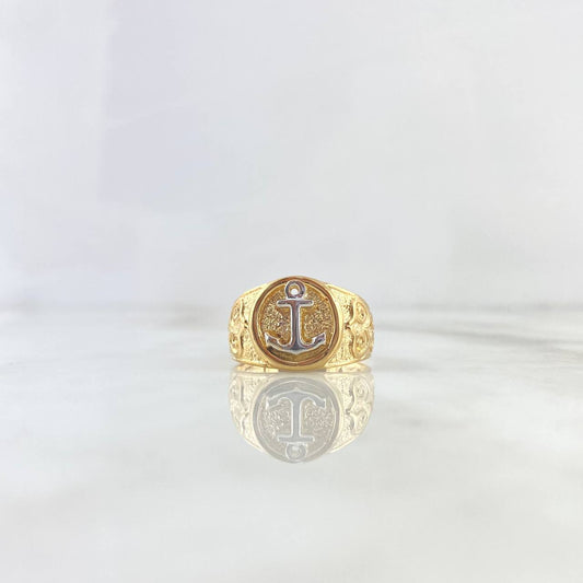 Anchor Ring 6.4gr / T11 / Two Yellows White Gold