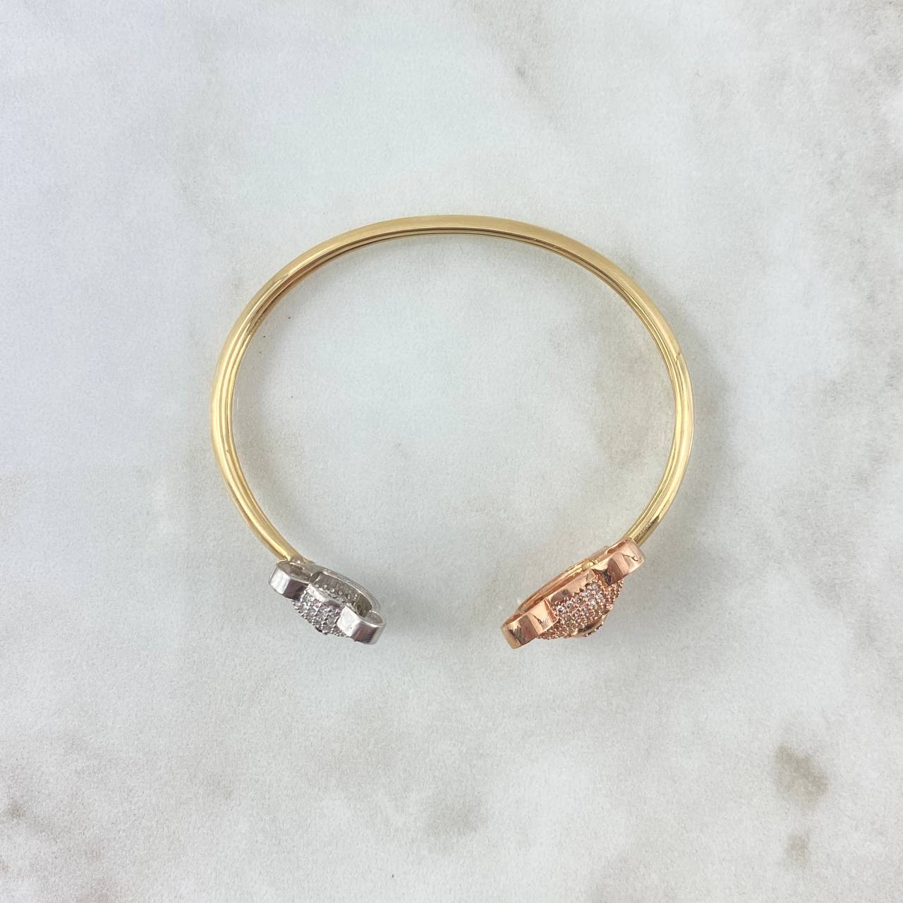 Pulso Abrazo De Osos 7.7gr / 6 1/2 in / Oro Amarillo 18K ©