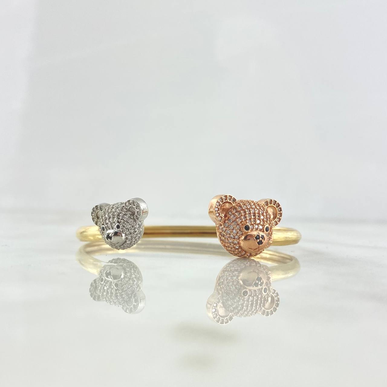 Pulso Abrazo De Osos 7.7gr / 6 1/2 in / Oro Amarillo 18K ©