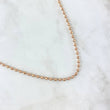 Cadena Militar 16.3gr / 15 3/4 in / 4mm Oro Rosa Nac.Esp. 18K