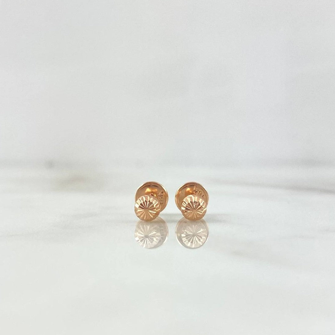 Topos Bola Diamantada 0.5g / in / 4mm Oro Rosa 18K
