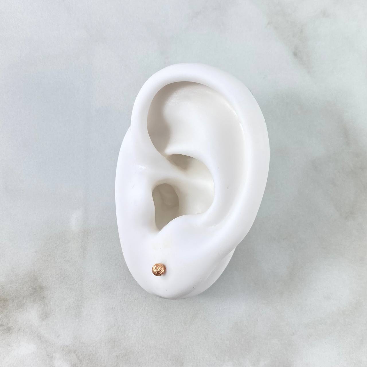 Topos Bola Diamantada 0.4g / in / 3mm Oro Rosa 18K