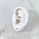 Topos Bola Diamantada 0.4g / in / 3mm Oro Rosa 18K
