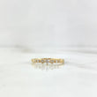 Solitaire Ring Trio 1.75gr / Size 6 1/4 / White Diamonds 10pts Yellow Gold (Jewelry) *