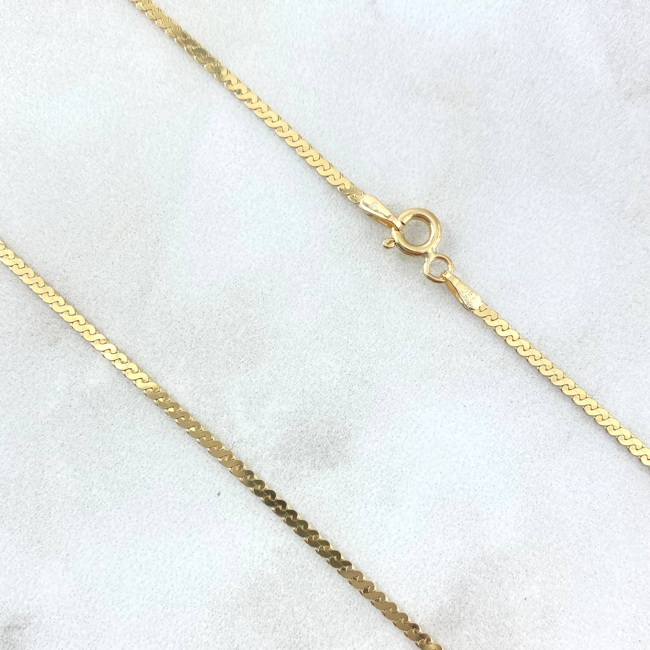 Roman Chain 5.15gr / 40cm / 2mm Yellow Gold +3 18K ©