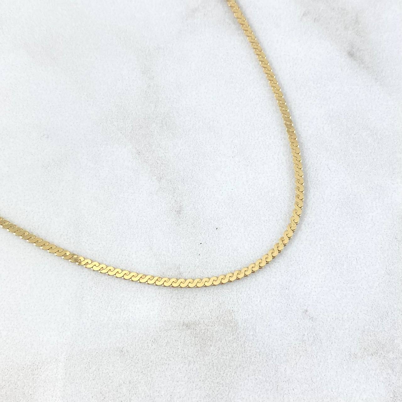Roman Chain 5.15gr / 40cm / 2mm Yellow Gold +3 18K ©