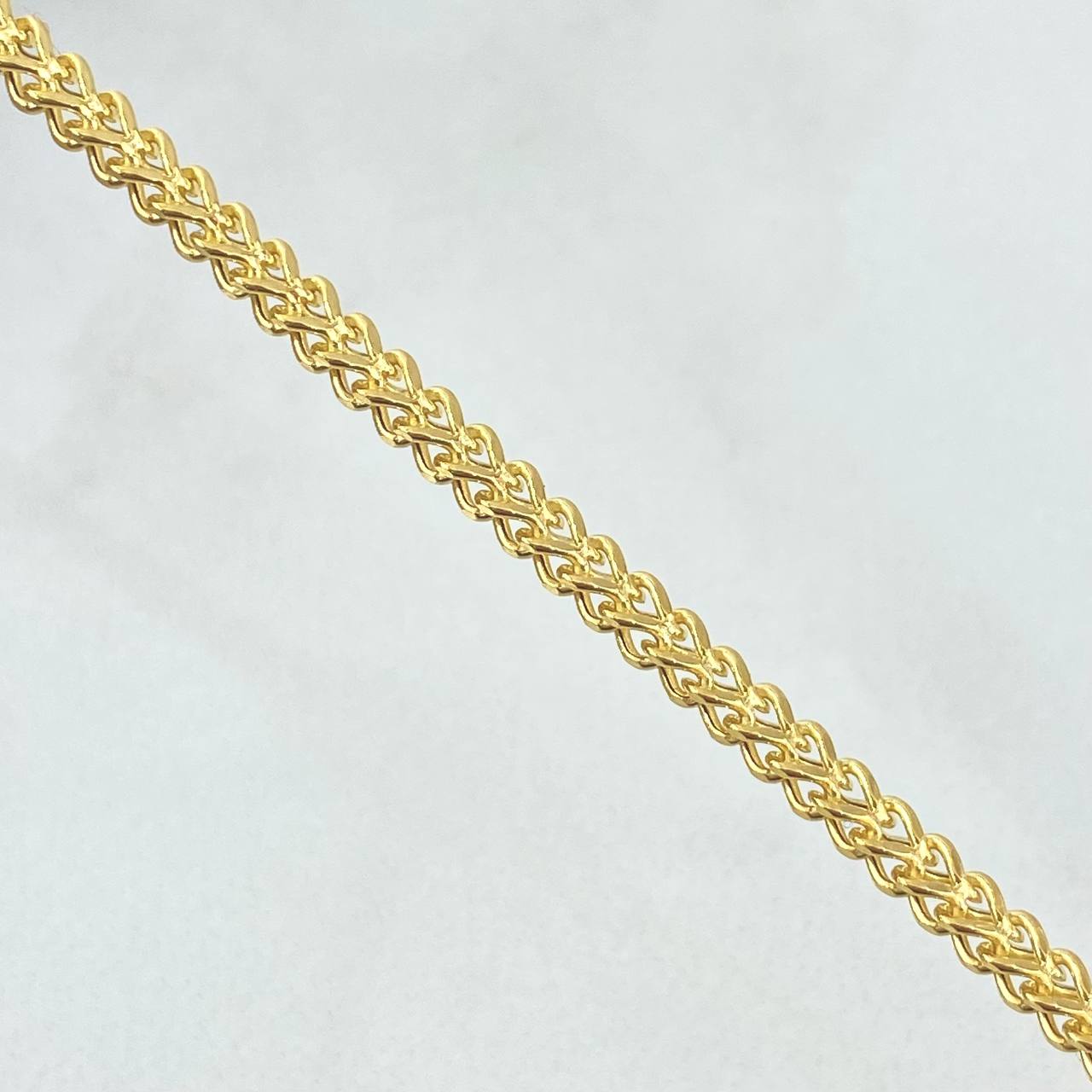 Pulso Franco 3.2gr / 20.5cm / 2.5mm Oro Amarillo +4 18K *