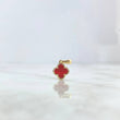 Dije Trébol VCyA 1.15gr / 1.6cm / 9mm Ambar Rojo Liso Oro Amarillo ©