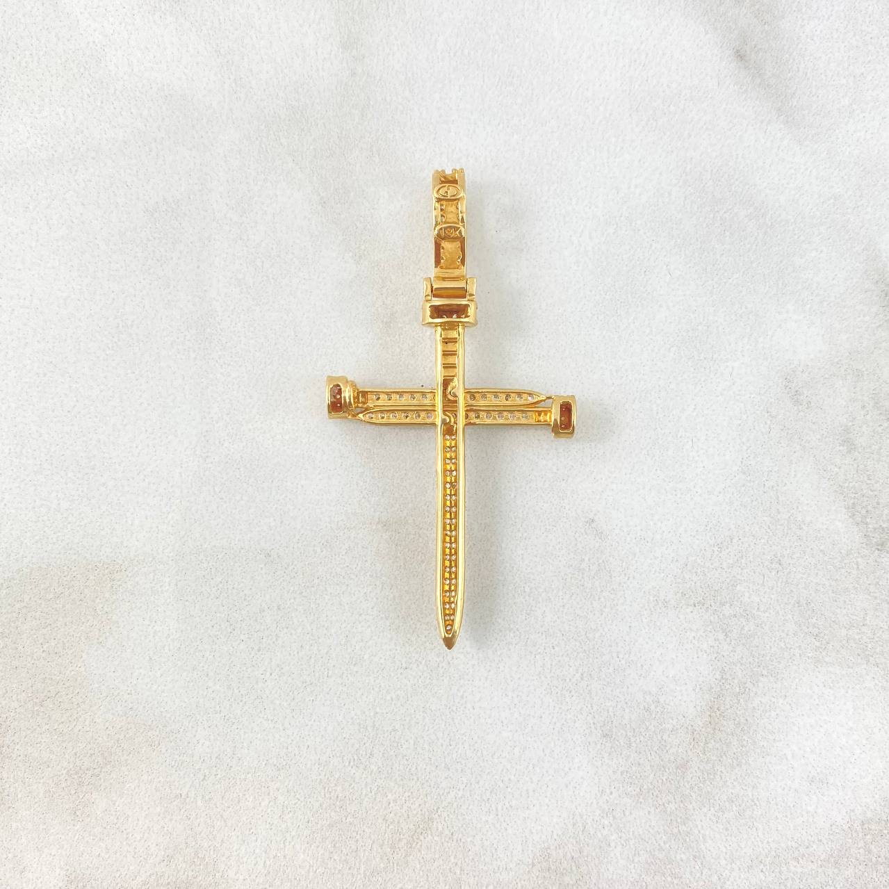 Dije Cruz Clavo 4.1gr / 2 in / Oro Amarillo 18K