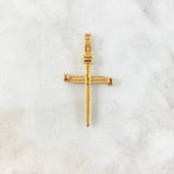 Dije Cruz Clavo 4.1gr / 2 in / Oro Amarillo 18K