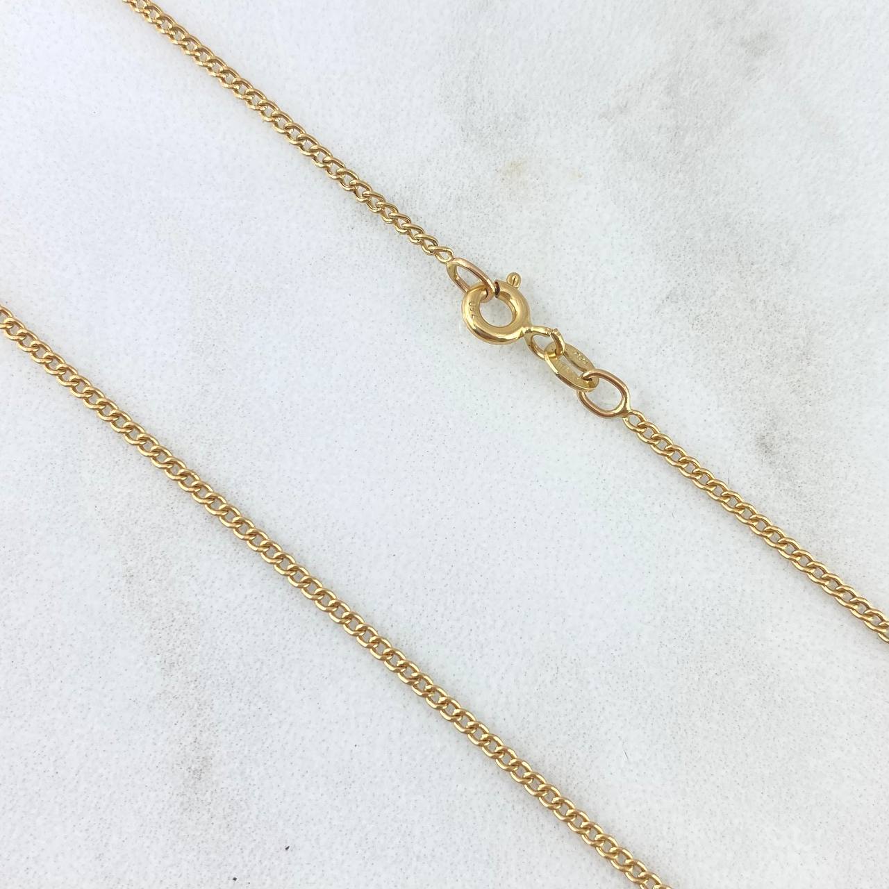 Mini Cuban Chain 1.75gr / 19 1/2 in / 18K Gold +1 !