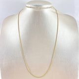 Cadena Mini Cubana 1.8gr / 19 3/4 in / Oro Amarillo +1 18K !
