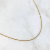 Mini Cuban Chain 1.7gr / 19 1/4 in / 18K Gold +1 !
