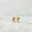 Topos Abeja 0.55gr / 6mm Alas Mate Oro Amarillo 18K *