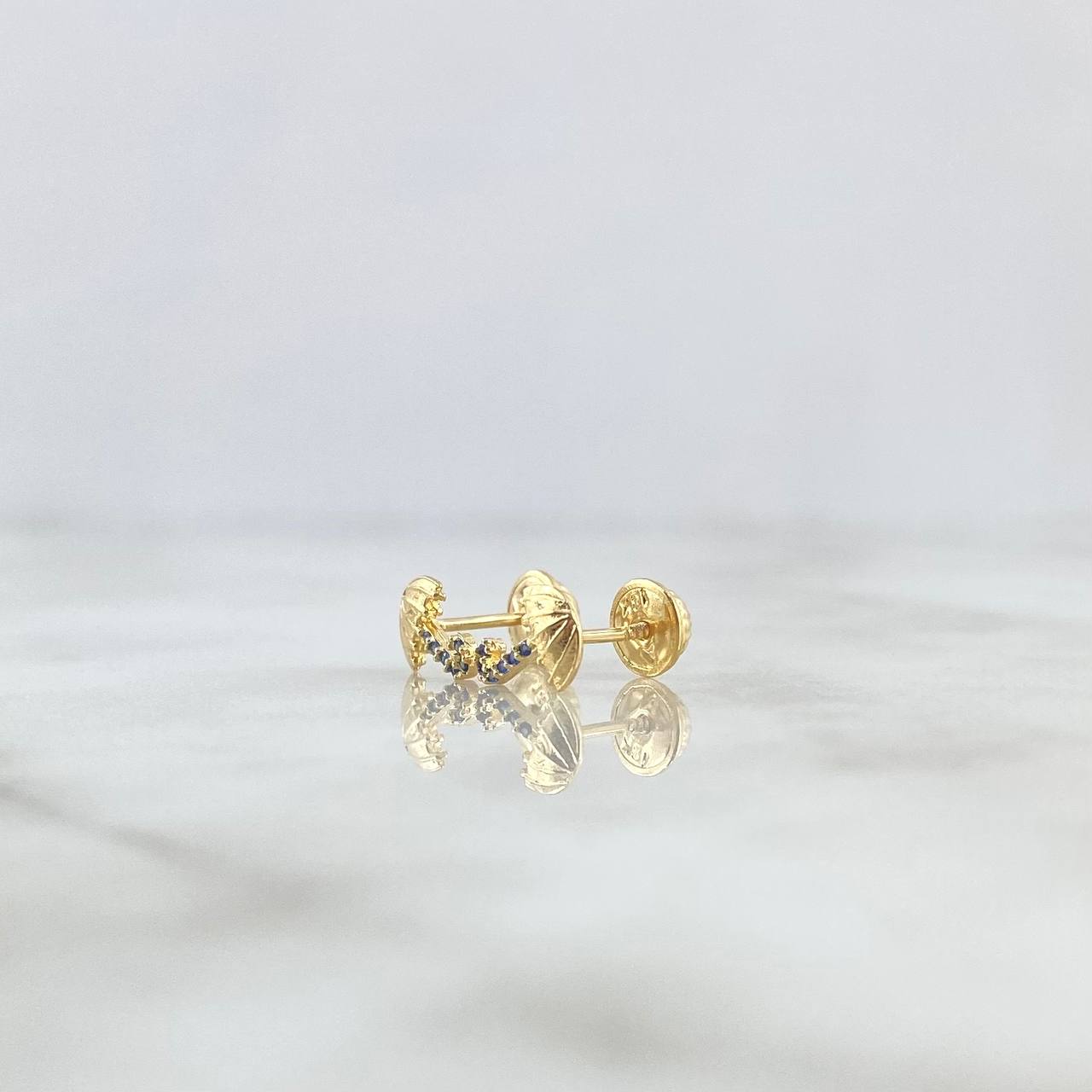 Topos Sombrilla 0.9gr / 0.8cm / Circones Azules Oro Amarillo *