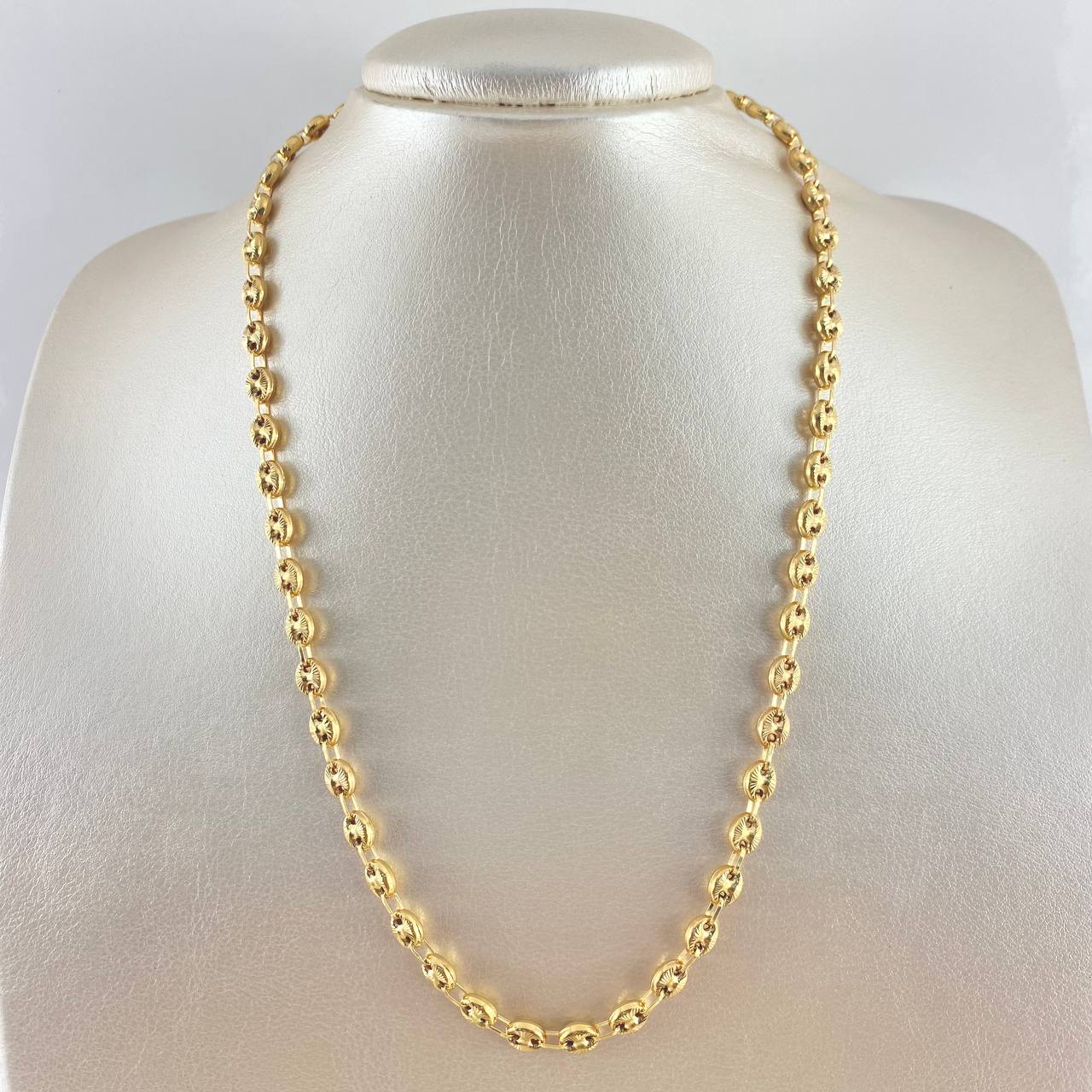 GC Chain 14.1gr / 45cm / 5.6mm Diamond Cut 18K Yellow Gold