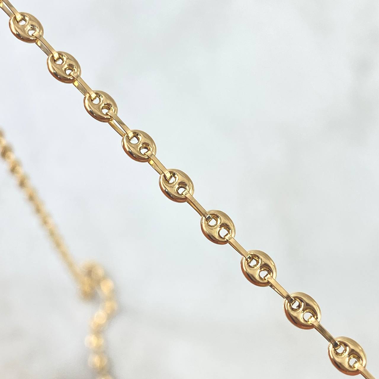 Cadena Gc 4.8 g / 20 1/4 in / 3.2 mm Oro Amarillo 18K