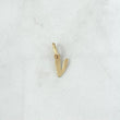 Pendant Letter V Italic 0.45gr / 1.6cm / Polished 18K Yellow Gold