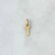 Pendant Letter T Italic 0.4gr / 1.6cm / Polished 18K Yellow Gold