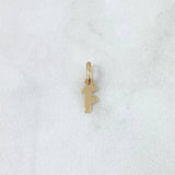 Pendant Letter F Italic 0.35gr / 1.5cm / Polished 18K Yellow Gold ©