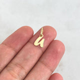 Pendant Letter U Italic 0.45gr / 1.7cm / Polished 18K Yellow Gold