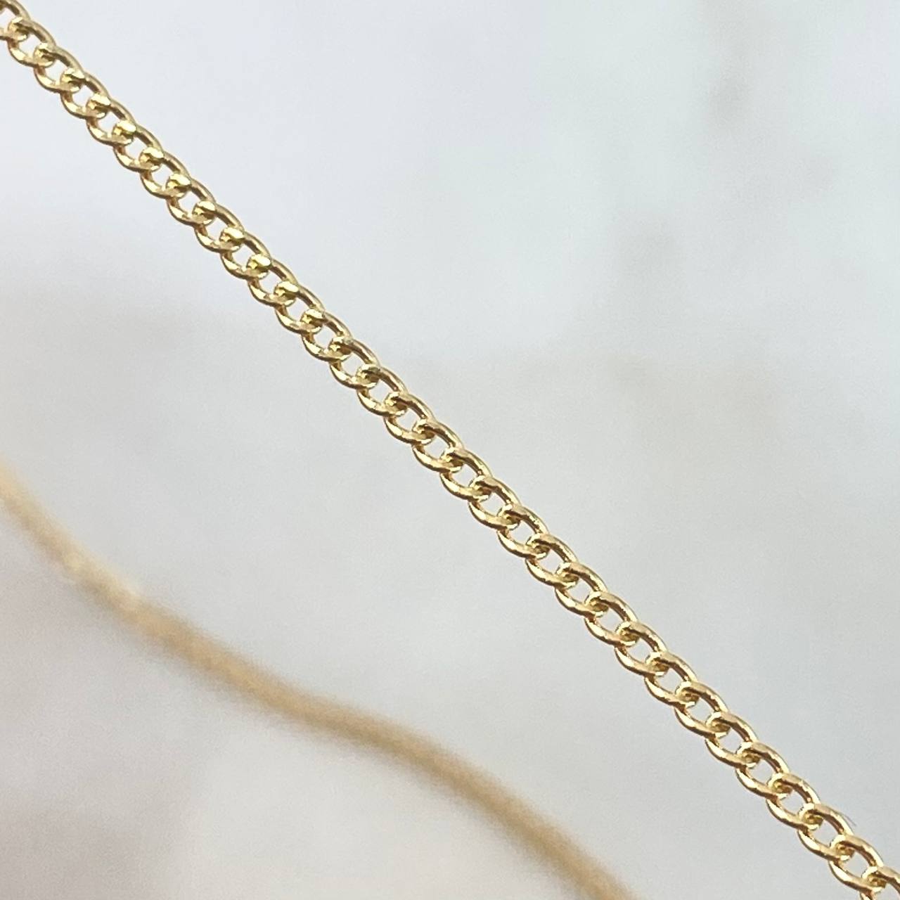 Mini Cuban Chain 1.6gr / 17.8in / 18K Gold +1!
