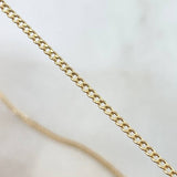 Mini Cuban Chain 1.6gr / 17.8in / 18K Gold +1!
