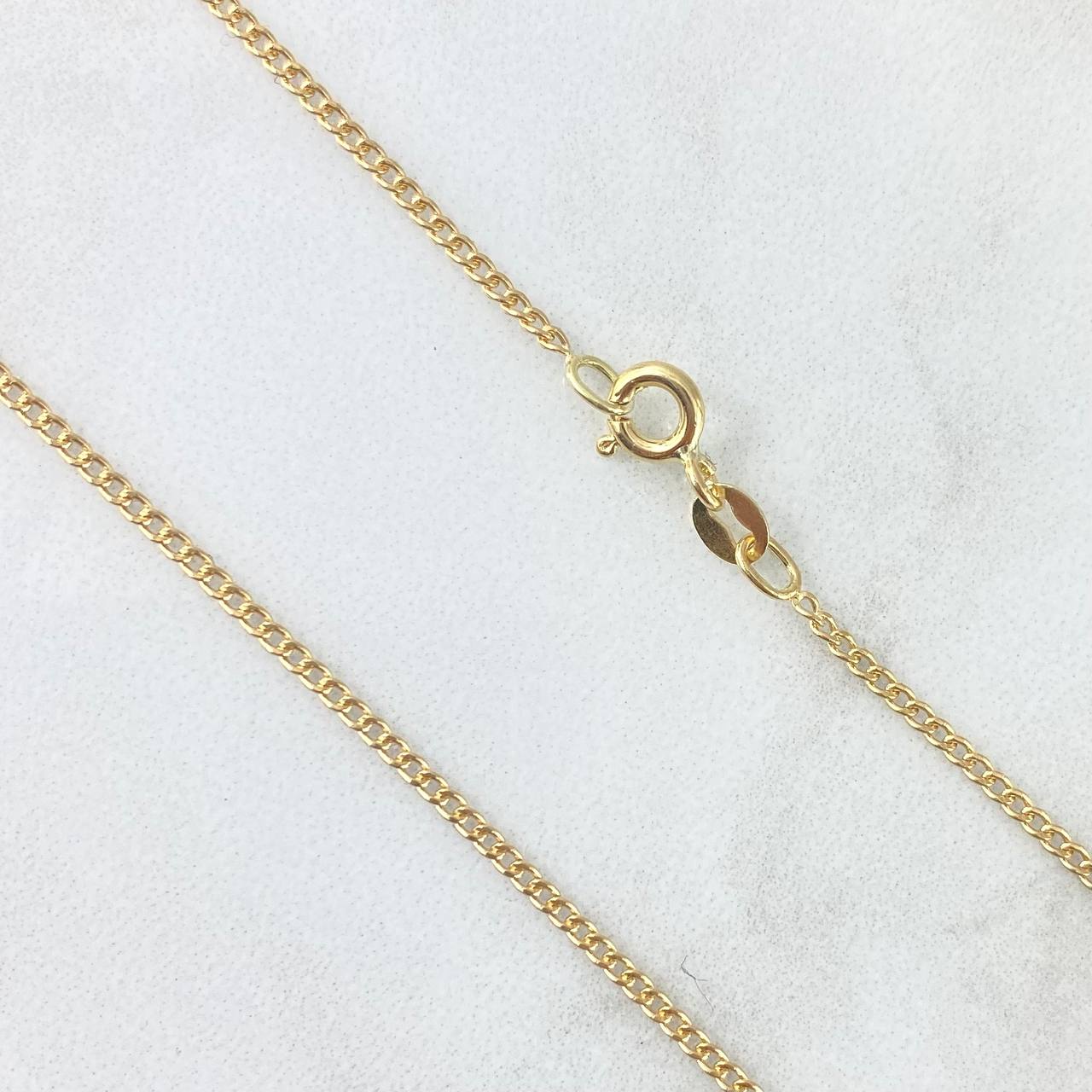 Mini Cuban Chain 1.6gr / 17 1/2 in / 18K Gold +1 !