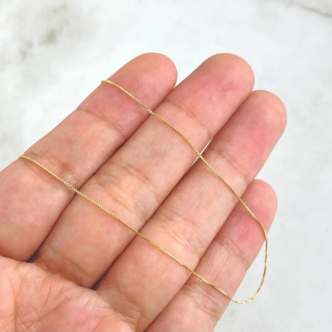 Cadena Veneciana 1.5gr / 45cm / Oro Amarillo +3 18K *