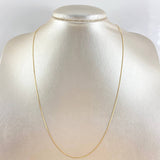 Cadena Veneciana 1.15gr / 50cm / 0.5mm Oro Amarillo +3 18K *
