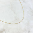 Cadena Veneciana 1.25gr / 15 3/4 in / 0.7mm Oro Amarillo +3 18K ©