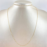 Cadena Veneciana 0.9gr / 45cm / Oro Amarillo +3 18K !