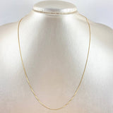 Cadena Veneciana 2.1g / 16 in / 0.9mm Oro Amarillo 18K