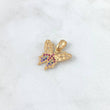 Dije Mariposa 1.45gr / 1.8cm / Circones de Colores Oro Amarillo ©