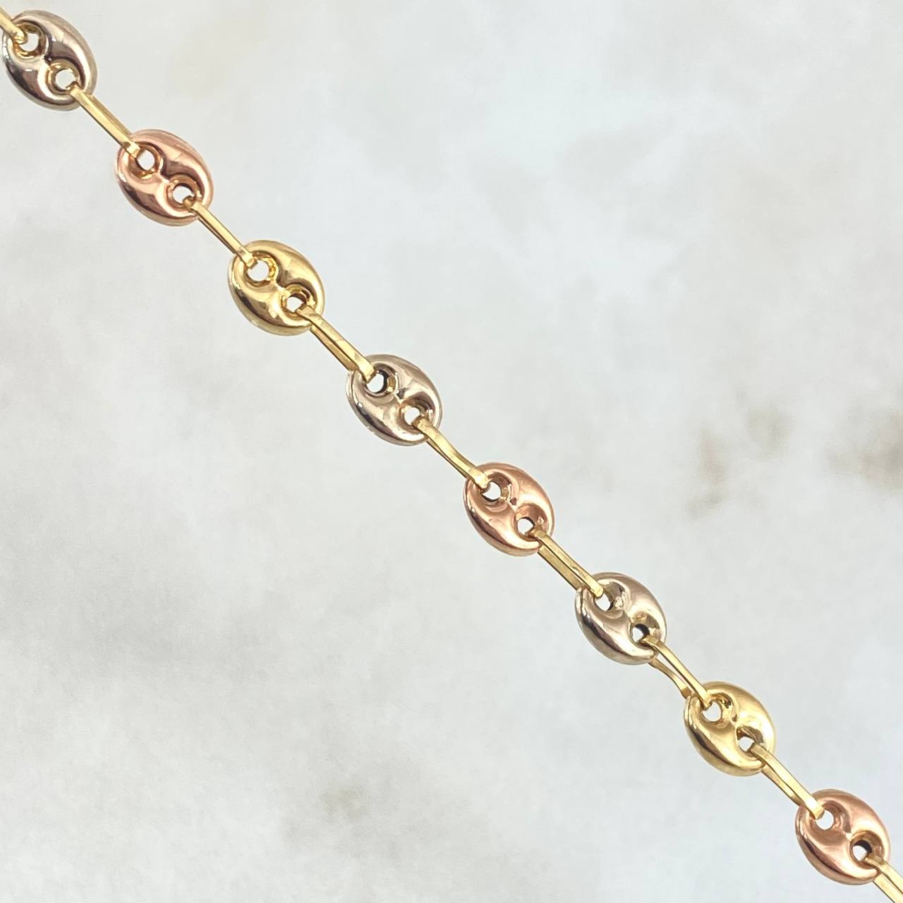 Pulso GC 3.45gr / 7 3/4 in / 4.8mm Tres Oros 18K