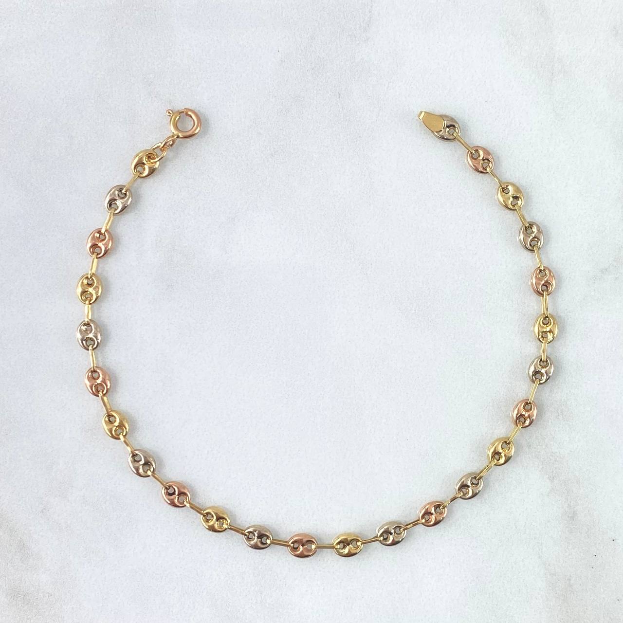 Pulso GC 2.6gr / 7 3/4 in / 4mm Tres Oros 18K