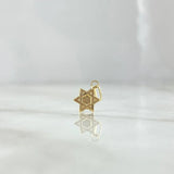 Dije Estrella De David 0.25 g / 1/2 in Oro Amarillo 18K