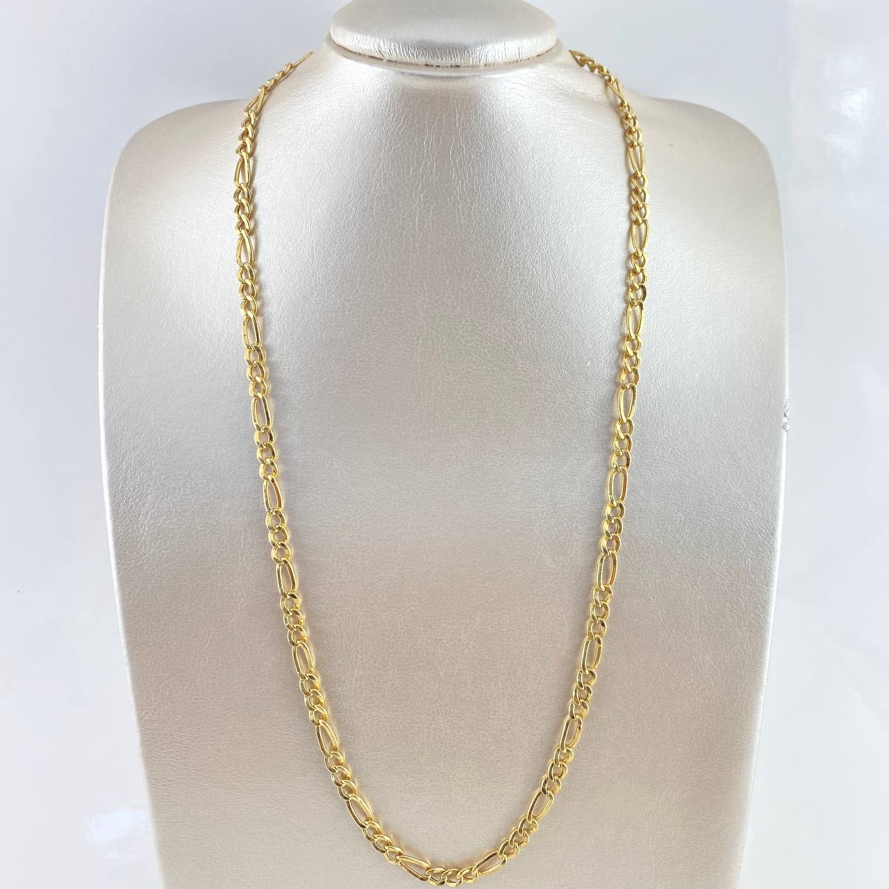 Figaro Chain 18.3gr / 65cm / 5.5mm Yellow Gold +0
