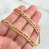 Figaro Chain 18.3gr / 65cm / 5.5mm Yellow Gold +0