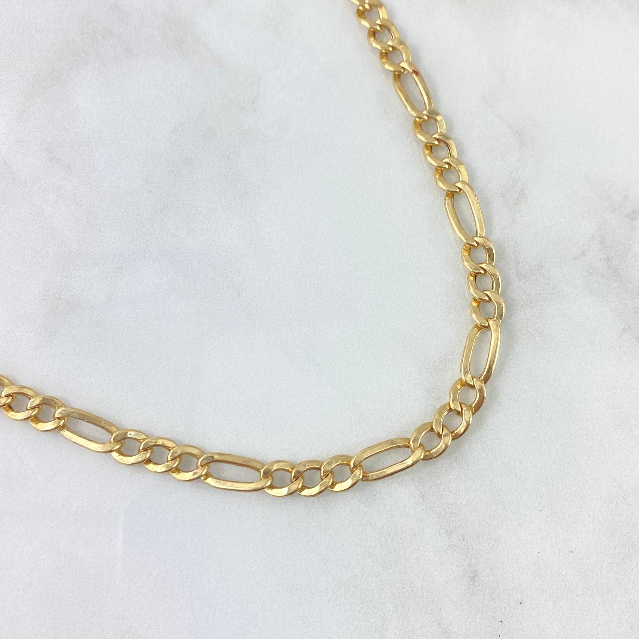 Figaro Chain 18.3gr / 65cm / 5.5mm Yellow Gold +0