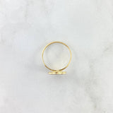 VCyA Clover Ring 1.9gr / Size 7 1/2 / Electrostatic Red Yellow Gold