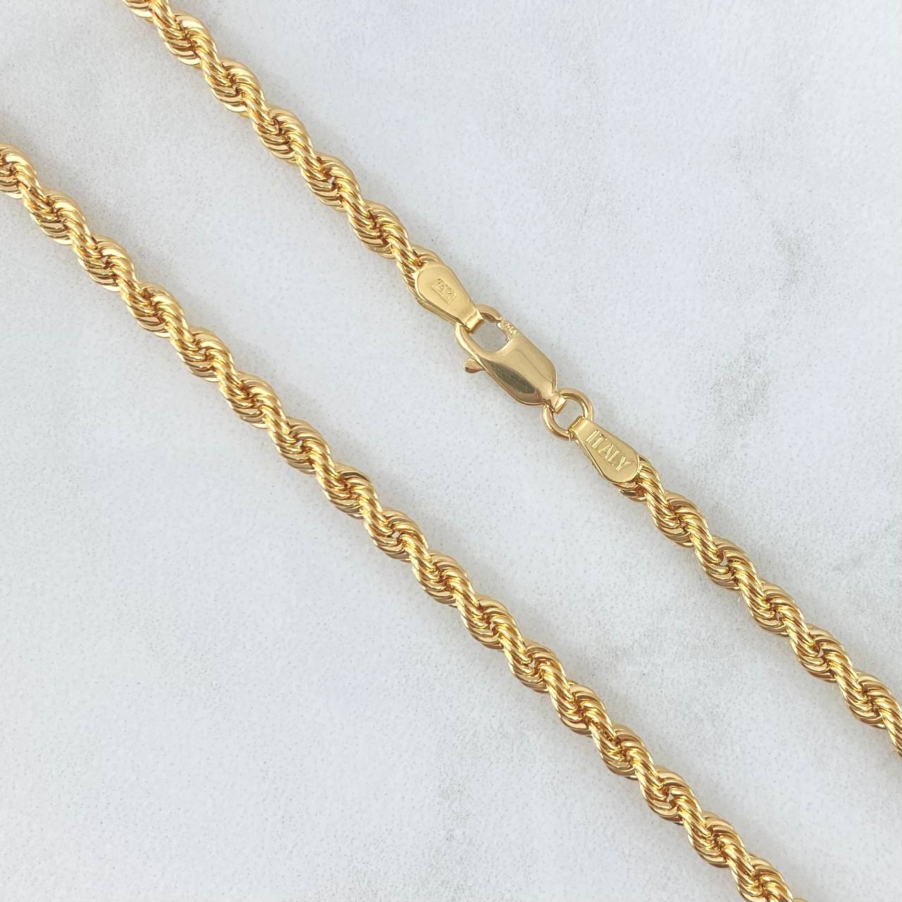 Rope Chain 8.1gr / 60cm / +3 18K Gold