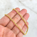 Cadena Lazo 10.4 g / 23 3/4 in / 3.8 mm Oro Amarillo 18K