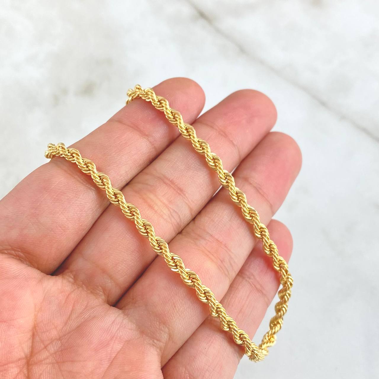 Cadena Lazo 10.9gr / 23 1/2 in / 3.8mm Oro Amarillo +3 18K ©