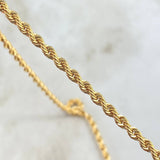 Cadena Lazo 7.95gr / 23 1/2 in / Oro Amarillo +3 18K