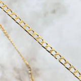 Panzer Chain 19.5gr / 60cm / 3.8mm Yellow Gold +1 18K